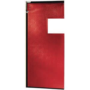 CHASE DOORS AIR2003084RED Flexible Swinging Door 7 x 2.5 Feet Red | AA4JLK 12P238