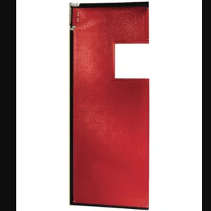 CHASE DOORS AIR2003696RED Flexible Swinging Door 8 x 3 Feet Red Pvc | AA4JLM 12P240