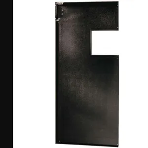 CHASE DOORS AIR2003684BLA Flexible Swinging Door 7 x 3 Feet Black | AA3ZZC 12A745