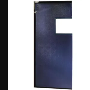 CHASE DOORS AIR2003084NAV Swinging Door 7 x 2.5 Feet Navy Blue Pvc | AA4JLA 12P229