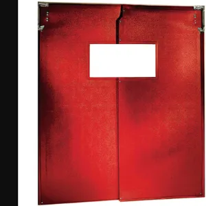 CHASE DOORS AIR2006084RED Flexible Swinging Door 7 x 5 Feet Red Pvc | AA4JLN 12P241