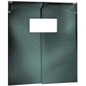 CHASE DOORS AIR2007296FGR Swinging Door 8 x 6 Feet Forest Green Pvc | AA4JKX 12P226