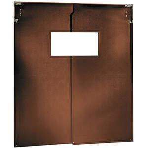 CHASE DOORS AIR2008496CBR Swinging Door 8 x 7 Feet Chocolate Brown | AA4JMM 12P263