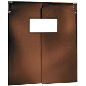 CHASE DOORS AIR2007296CBR Swinging Door 8 x 6 Feet Chocolate Brown | AA4JML 12P262