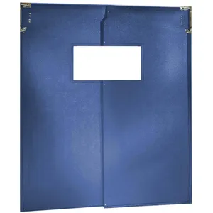 CHASE DOORS AIR2006096RBL Swinging Door 8 x 5 Feet Royal Blue Pvc | AA4JND 12P278