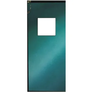 CHASE DOORS AIR3003084 Swinging Door 7 x 2.5 Feet Forest Green | AA4JNJ 12P283