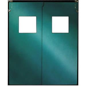 CHASE DOORS AIR3006096 Swinging Door 8 x 5 Feet Forest Green | AA4JNN 12P287