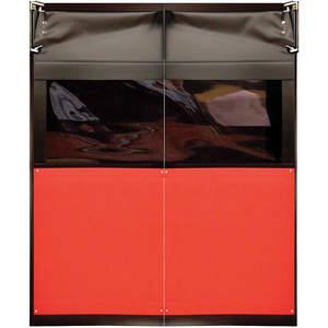 CHASE DOORS AIR9737284RED Flexible Swinging Door 7 x 6 Feet Red Pvc | AC8CLL 39K580