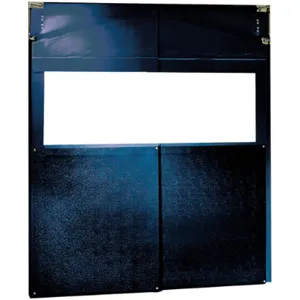 CHASE DOORS AIR9736084NAV Swinging Door 7 x 5 Feet Navy Blue Pvc | AC8CKE 39K551