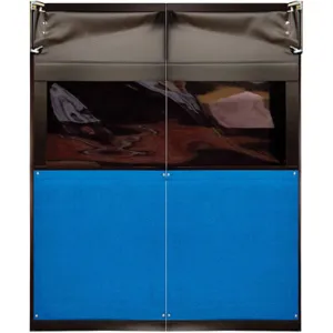 CHASE DOORS AIR9737296RBL Swinging Door 8 x 6 Feet Royal Blue Pvc | AC8CLX 39K590