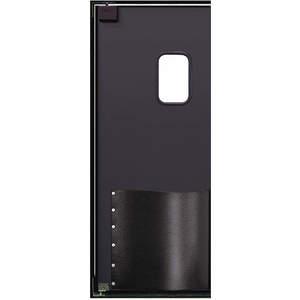 CHASE DOORS PRO350S3696BLA Swinging Door 8 x 3 Feet Black Wood Core | AC8CRV 39K714