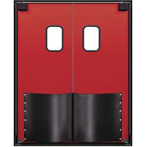 CHASE DOORS PRO350S6096RED Swinging Door 8 x 5 Feet Red Wood Core | AC8CQH 39K679