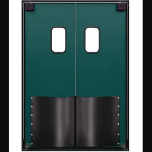 CHASE DOORS PRO350S7284FGR Swinging Door 7 x 6 Feet Forest Green | AC8CNA 39K617