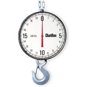 CHATILLON WT12-05000-EH Dial Crane Scale Aluminium 19-13/16 Inch Height | AE2YYN 5A359