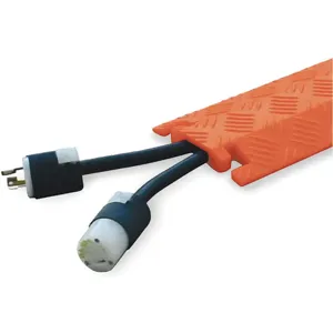 CHECKERS FL1X1.5-O Cable Protector 5.25 x 0.75 Inch 3 Feet Orange | AC9VWJ 3KUP5