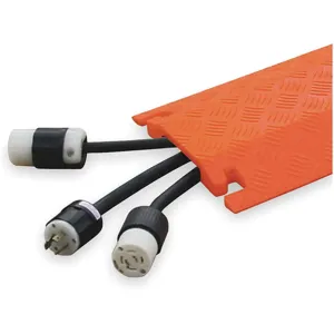 CHECKERS FL1X4-O Cable Protector 10.75 x 1.5 Inch 3 Feet Orange | AC9VWK 3KUP7