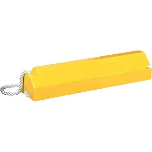 CHECKERS AC4614-LR Airplane Chock 4 Inch H Urethane Yellow | AE4WGU 5NHR8