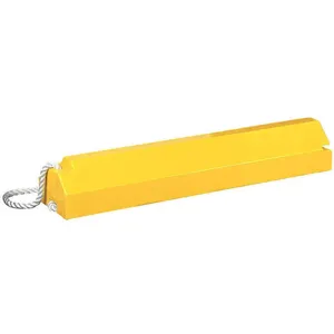 CHECKERS AC6820-LR Airplane Chock 6 Inch H Urethane Yellow | AE4WGW 5NHT0