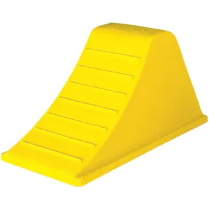 CHECKERS AT3512-RP-Y Wheel Chock 8-1/4 Inch H Urethane Yellow | AE4WHA 5NHT6