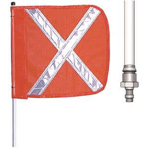 CHECKERS FS3X-QD-O Warnpeitsche 3 Fuß inklusive Flagge | AA7MVR 16D789