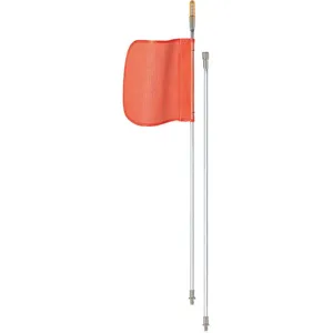 CHECKERS FS8XL-SPQD-O Warning Whip 8 Feet Includes Flag | AA7MWK 16D807