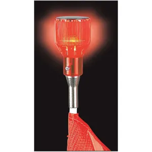 CHECKERS FS7020-R Warning Whip Plastic Lens Red | AE6TRL 5UYN1