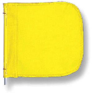 CHECKERS FS9024-Y Warning Whip Flag 11 x 12 Inch Yellow | AA7MWU 16D821