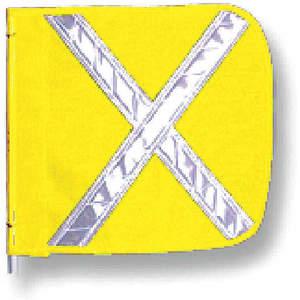 CHECKERS FS9025-Y Hd Flag Reflexite x 12 x 12 Inch Yellow | AA7MXA 16D833