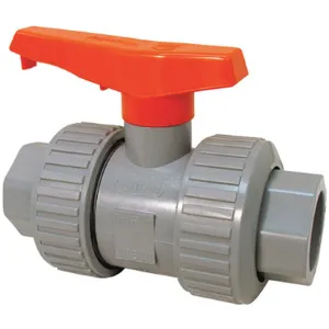 CHEMTROLS VALVES U51TB-V 1 Union Ball Valve CPVC 1 Inch | AH7QYP 38AP79