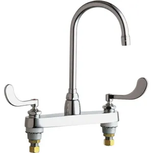 CHICAGO FAUCETS 1100-G2E3-317AB Gooseneck Kitchen Faucet 2.2 Gpm 5-1/4in Spout | AB8RQF 26Y191