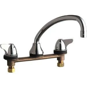 CHICAGO FAUCETS 1888-ABCP Kitchen Faucet 2.2 Gpm 9-1/2 Inch Spout | AB8RTA 26Y234