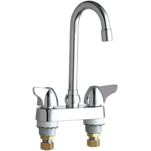 CHICAGO FAUCETS 1895-ABCP Gooseneck Faucet Lever Rigid/swing None | AB8RRL 26Y221