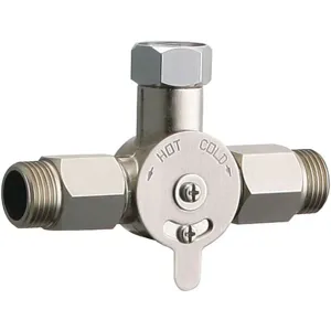 CHICAGO FAUCETS 242.165.AB.1 Mechanical Mixer Brass | AB8RRQ 26Y225