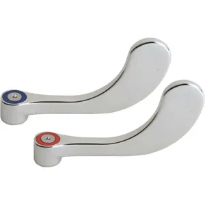 CHICAGO FAUCETS 317-PRJKCP Blade Handle Kit Includes Two Handles | AB9WBJ 2FPL1