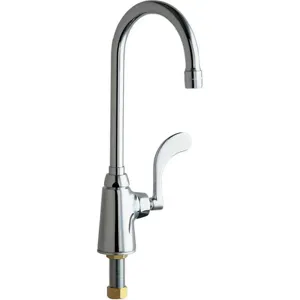 CHICAGO FAUCETS 350-317XKABCP Gooseneck Kitchen Faucet 2.2 Gpm 5-1/4in Spout | AE6RJH 5UTT5