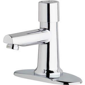 CHICAGO FAUCETS 3500-4E2805ABCP Metering Faucet Metering 0.5 Gpm Deck | AF9AJV 29RR58