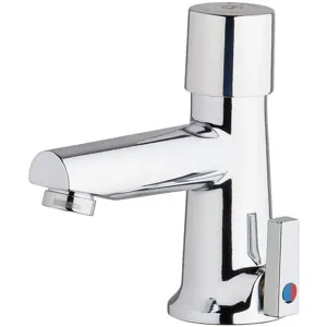 CHICAGO FAUCETS 3502-E2805ABCP Metering Faucet Metering 0.5 Gpm Deck | AF9AJZ 29RR62