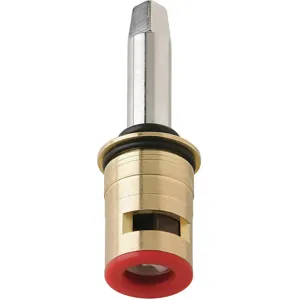 CHICAGO FAUCETS 377-XKLHBL12JKABNF Lh Ceramic Cartridge Brass/stainless Steel Pk 12 | AF9AJF 29RR44