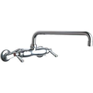 CHICAGO FAUCETS 445-L12ABCP Wasserhahn, manueller Hebel, 1/2 Zoll Fnpt, 2.2 Gpm | AB8RRZ 26Y233