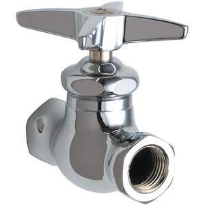CHICAGO FAUCETS 45-ABCP Multi-Turn-Stopp gerade 1/2 Zoll x 1/2 Zoll | AB8RVR 26Y299