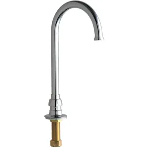 CHICAGO FAUCETS 626-FCABCP Deck Mounted Spout Gooseneck 1.5 Gpm | AF2PZT 6XAF3