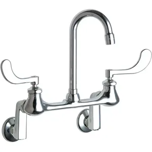 CHICAGO FAUCETS 631-RABCP Gooseneck Kitchen Faucet 2.2 Gpm 3-1/2 Inch Spout | AB8RRC 26Y213