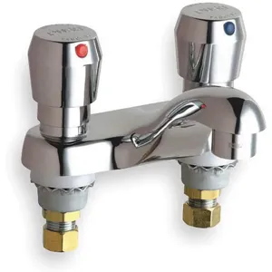 CHICAGO FAUCETS 802-V665ABCP Faucet Metering Push 1/2 Inch Male Npsm | AD2PKX 3TFJ1