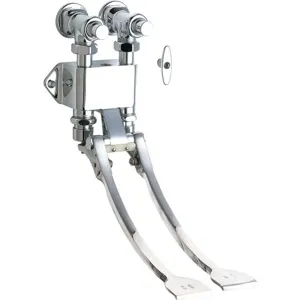 CHICAGO FAUCETS 834-EPABCP Pedal Box 2-1/2 Inch With Extended Pedals | AB8RTN 26Y246