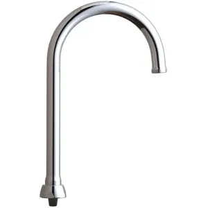 CHICAGO FAUCETS GN2AJKABCP Gooseneck Spout Brass | AB8RQL 26Y197