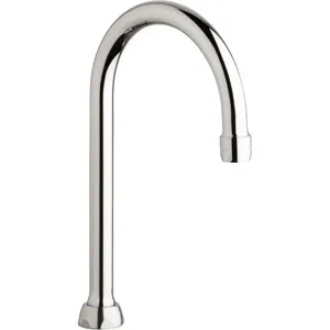 CHICAGO FAUCETS GN2AH8E3JKABCP Gooseneck Spout Brass | AF9AJL 29RR49