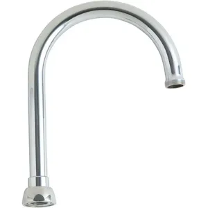 CHICAGO FAUCETS GN2AH8JKABCP Gooseneck Spout Brass | AB8RUU 26Y277