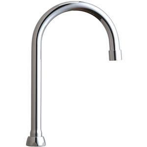 CHICAGO FAUCETS GN2BJKABCP Schwanenhalsauslauf Messing | AB8RVK 26Y293