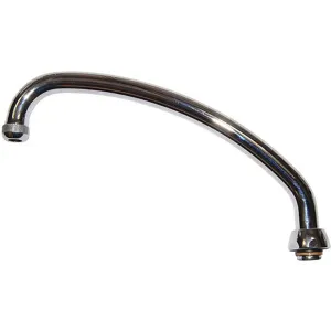 CHICAGO FAUCETS L9E1JKABCP L Type Spout Brass | AB8RUP 26Y273