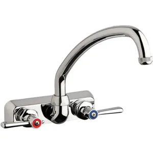 CHICAGO FAUCETS W4W-L9E1-369AB Kitchen Faucet 7 Gpm 9-1/2 Inch Spout | AD4GTM 41N762